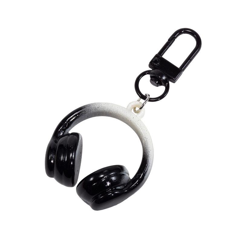 1pc Cute and Creative 3D Headphone Pendant Keychain, Phone Chain Backpack Hanging Accessory, Perfect Gift Choice