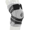 Strap Knee Protector Breathable Comfortable Grey 3D Cutting Ergonomic Design Regulable Protective Knee Pads for Adult