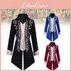 Elegant Gothic Victorian Tailcoat For Halloween Steampunk Medieval Jacket