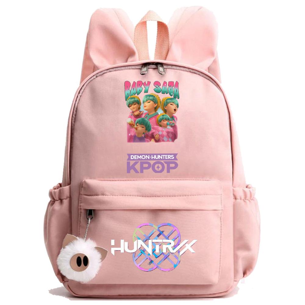 Anime Cute K-Pop Printed Backpack Student Teenager Bookbag for Boy Girl Schoolbag Kid Gift Women Large Capacity Travel Bag Mochila