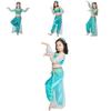 Bezauberndes Aladdin Prinzessin Jasmin Cosplay Kleider-Set für Erwachsene und Mädchen