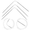 21~23cm Knitting Needles Set 3 Pcs 3.5mm 3mm 4.5mm