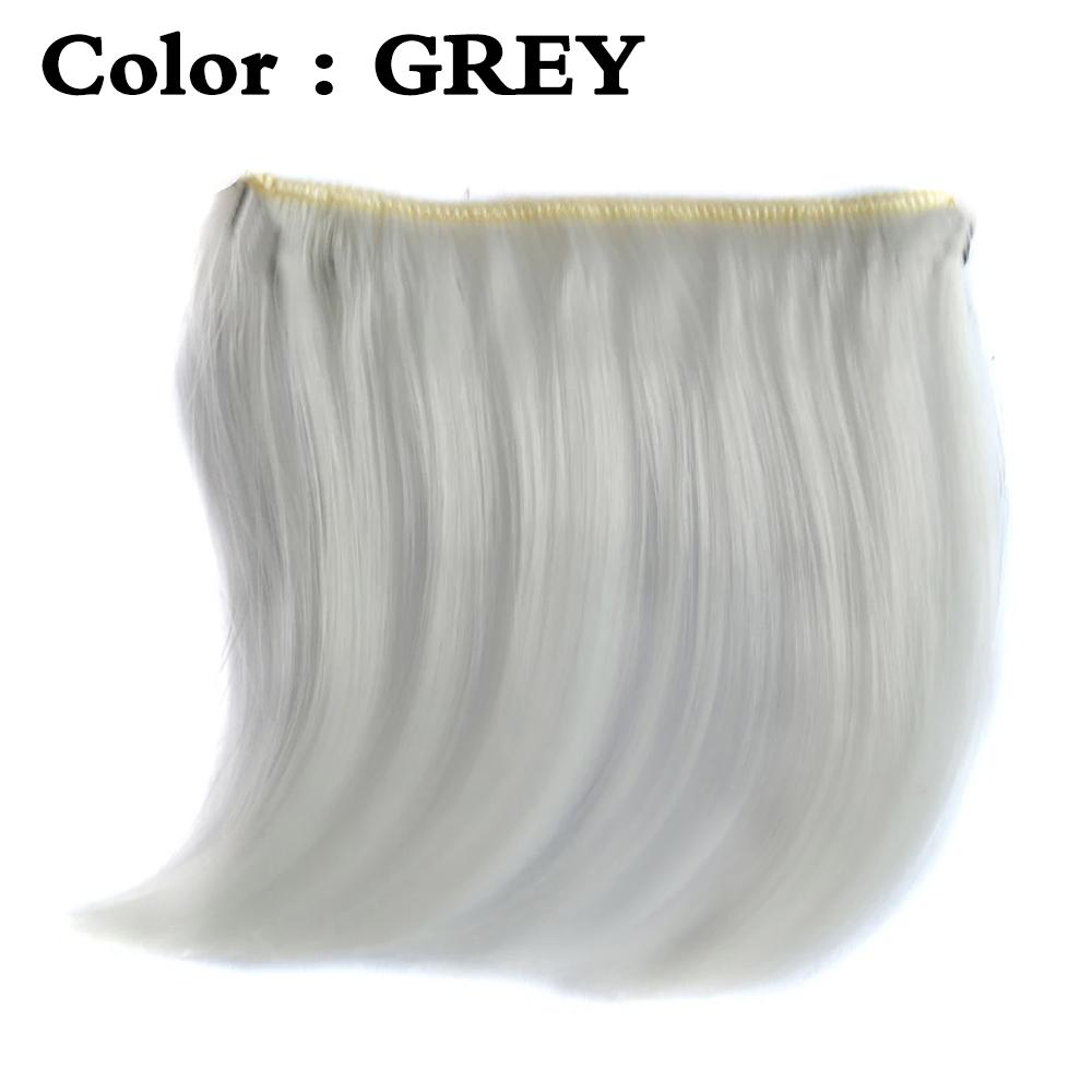 

Синтетический красочный парик LISI HAIR с челкой, серый термостойкий парик с коротким изгибом, толстый парик для женщин, праздничная одежда 13cm