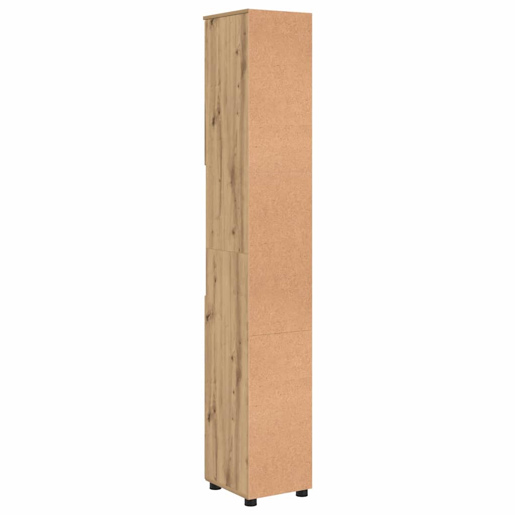 Bathroom Cabinet with Storage Artisan Oak 30 x 35 x 192 cm