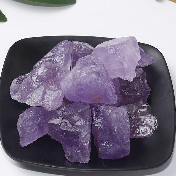 Natural Light Amethyst Decorative & Aromatherapy Diffuser Stones Available in Stock