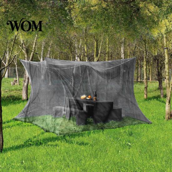 Insect Barrier Netting 4 Corners Mosquito Net, Rectangular Mesh, Patio Net Bed Canopies for Outdoor Camping Backyard Picnic Instant Setup