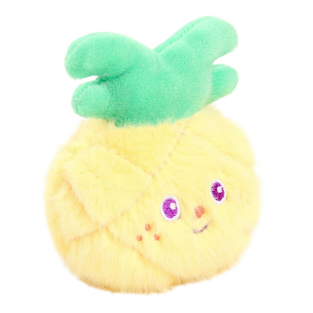 Eggplant Watermelon Apple Garlic Carrot Plush Keychain For Girls Accessory Bag