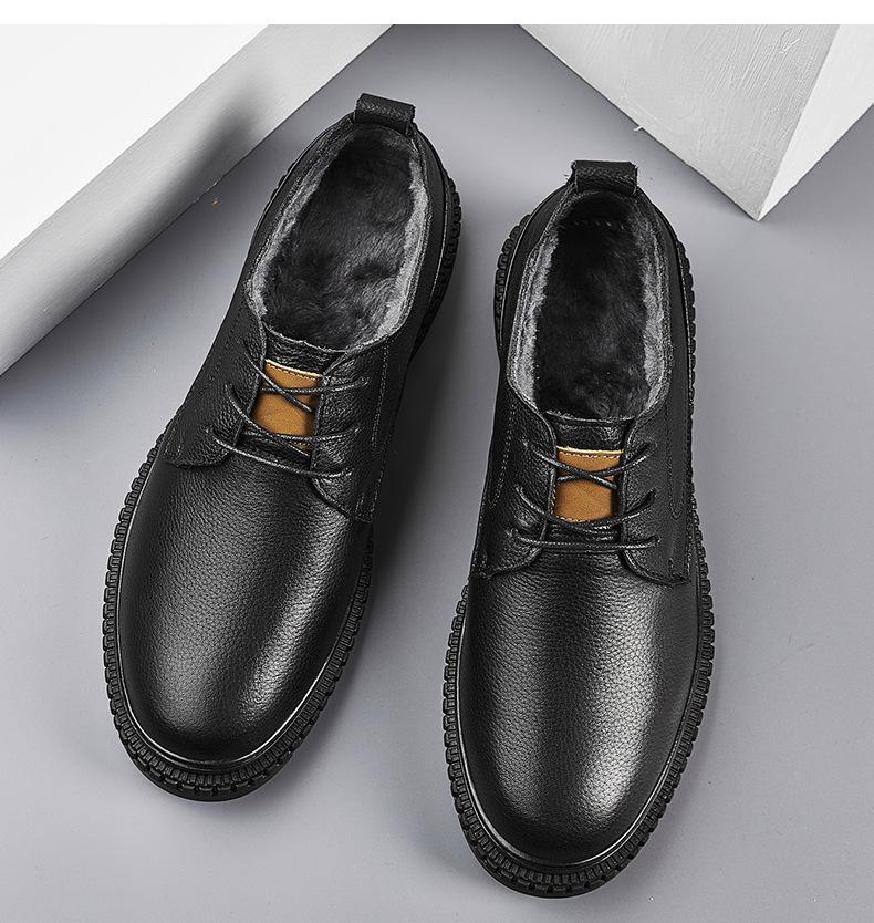 Nuove Scarpe Uomo in Vera Pelle Stringate Business Casual - Morbide, Traspiranti e Versatili per Primavera e Autunno.
