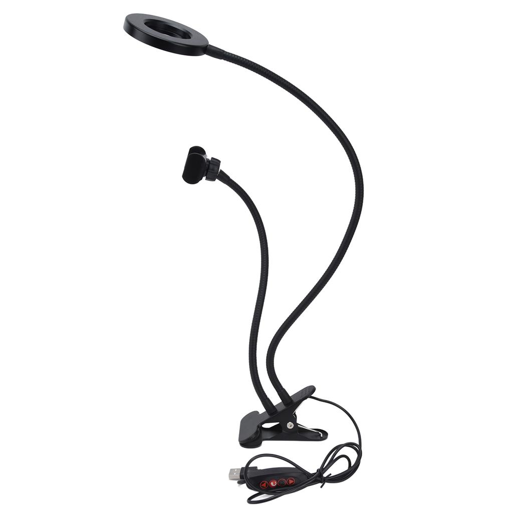 Mobile Phone Live Lighting 3 Colour Adjustable Angle Light Multifunction USB Power Supply Selfie Rings Light