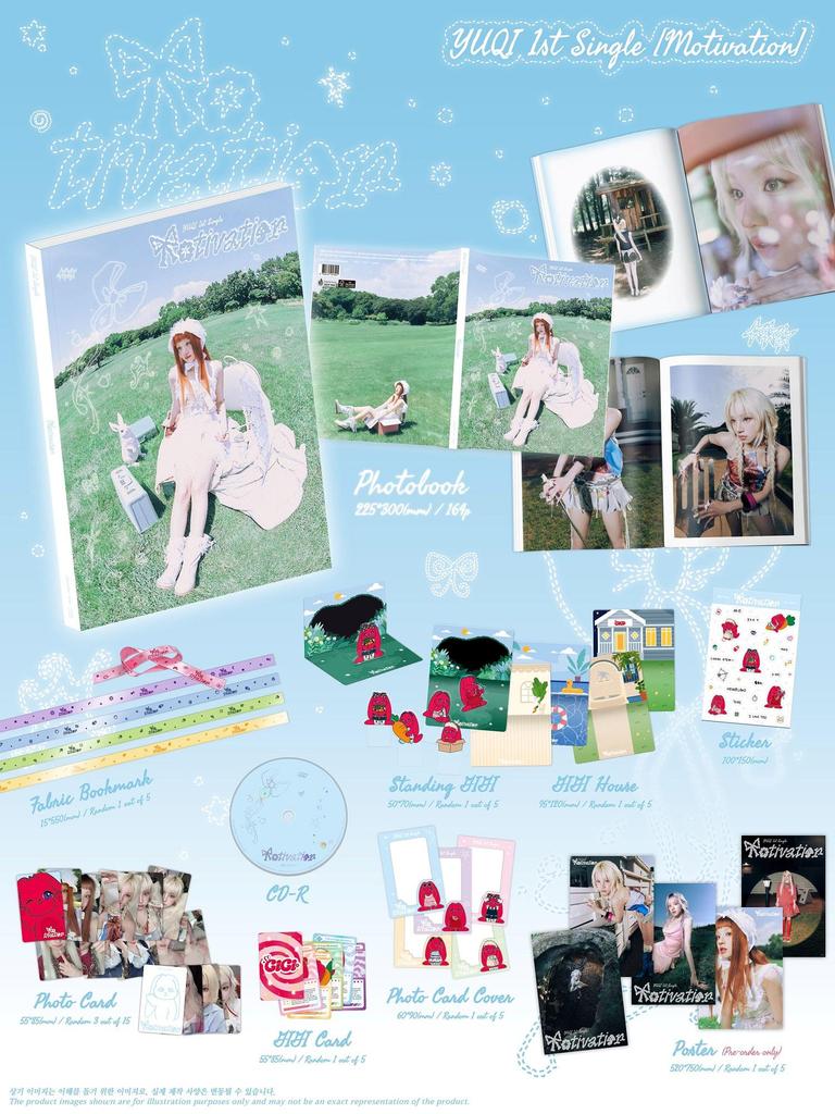 [Släpp 17/9] YUQI - 1:a singelalbum Motivation CD+Vikt poster