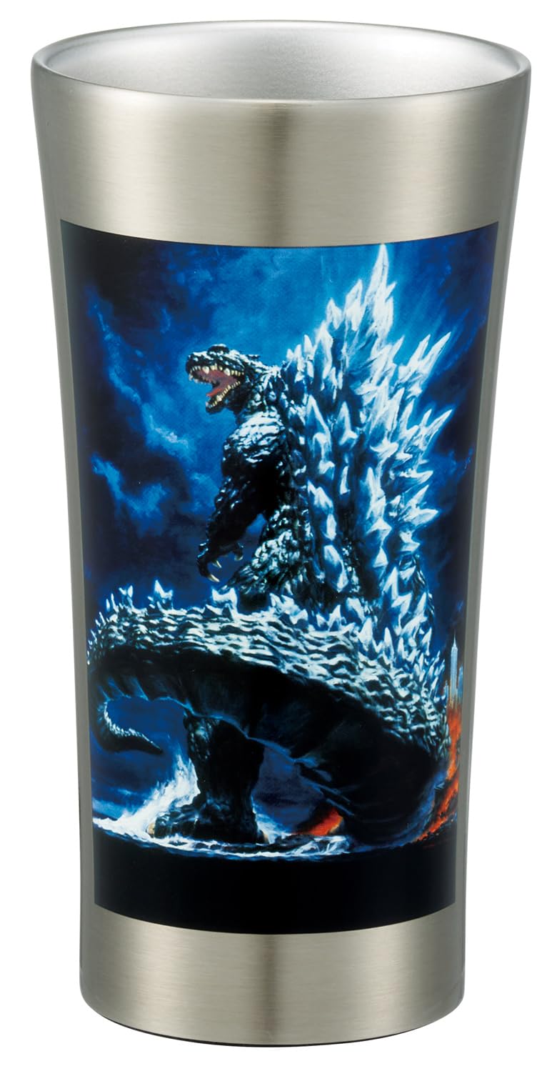 

Skater STB4N-A Stainless Steel Tumbler, 400ml, Vacuum Insulated, Godzilla 2004 Design