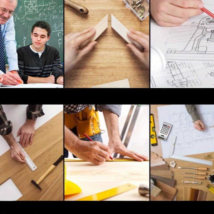 1PC Movable Angle Ruler, 90 Degree Right Ruler, Multi-functional Horizontal Woodworking Multi-purpose High-precision Combination Angle Ruler