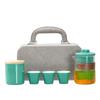 Ceramic Outdoor Camping Portable Travel Tea Set Business Company Bank Souvenir Gift Set