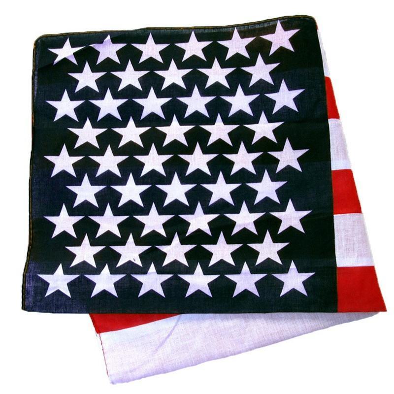American Stars And Stripes USA Flag Bandana Hair Band