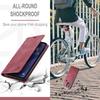 For iPhone 15 Plus Vintage Leather Flip Wallet Case with RFID Blocking Card Slot, Matte Retro Folio Cover for Women Men (4 Colors)