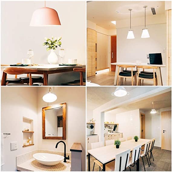 Mini-Krypton LED žárovky, patice E17, 60W, ekvivalent barvy žárovky, 760lm, kompaktní 5W žárovka [štíhlý krk], vysoký jas, široká distribuce paprsku,