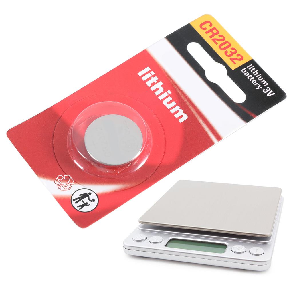 CR2032 3V Lithium Button Cell Battery Coin Cell for Watches Temperature Sensors Water Bottles Remote Controllers Toy
