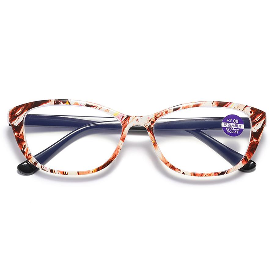 

Модные очки для чтения, очки для чтения с защитой от синего света +1,0 +1,5 +2,0 +2,5 +3,0 +3,5 +4,0 +4.0 коричневый