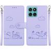 For Motorola Edge 60 5G/60 Fusion 5G Case RFID Blocking Kitten Pattern TPU+PU Leather Phone Cover