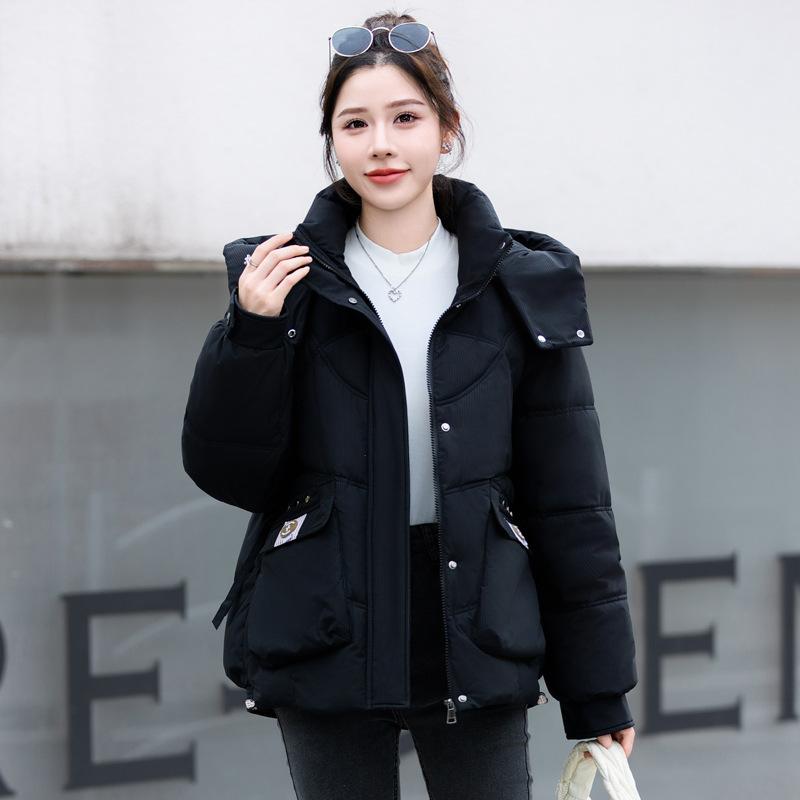 Short Down Cotton-padded Clothes, Women's New Winter Cotton-padded Clothes, Bread Clothes, Loose and Thickened Small Cotton-padded Jackets.