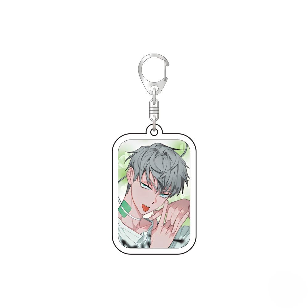 Acrylic Key Chain For Anime Popular Alien Stage Chibis Accessories Bag Luka Ivan Till Mizi Hyuna Sua Keyrings Jewelry Fans Gifts