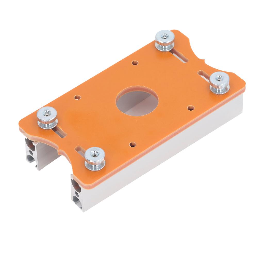 Wood Router Table Insert Plate High Accuracy Router Slotting Positioning Bracket Plate for 65mm