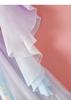 Girls' Long Sleeve Hanfu Performance Dress with Mesh Skirt - Summer Style