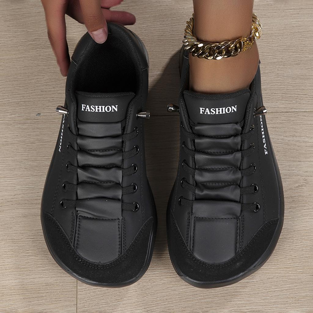 TUINANLE Modische flache Schnür-Freizeitschuhe für Damen, Trendige Freizeit-Sneaker