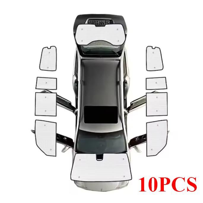 For Mitsubishi Pajero 4 V73 2006 2007 2008~ Car Coverage Sunshade Anti-UV Window Sunshade Cover Protection Board Auto Visor