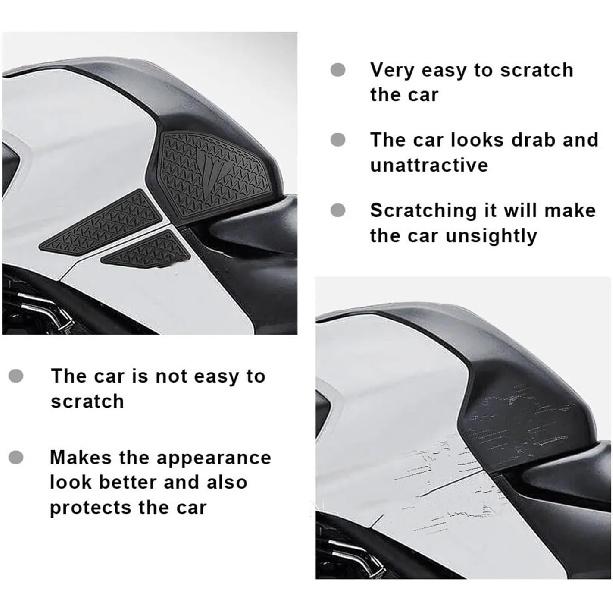 Tank Pad Sticker Motorcycle Side for Yam&aha MT-03 MT03 MT-25 MT25 2020-2022 Fuel Tank Pads Protector Stickers Decal Gas Knee Grip Traction Pad