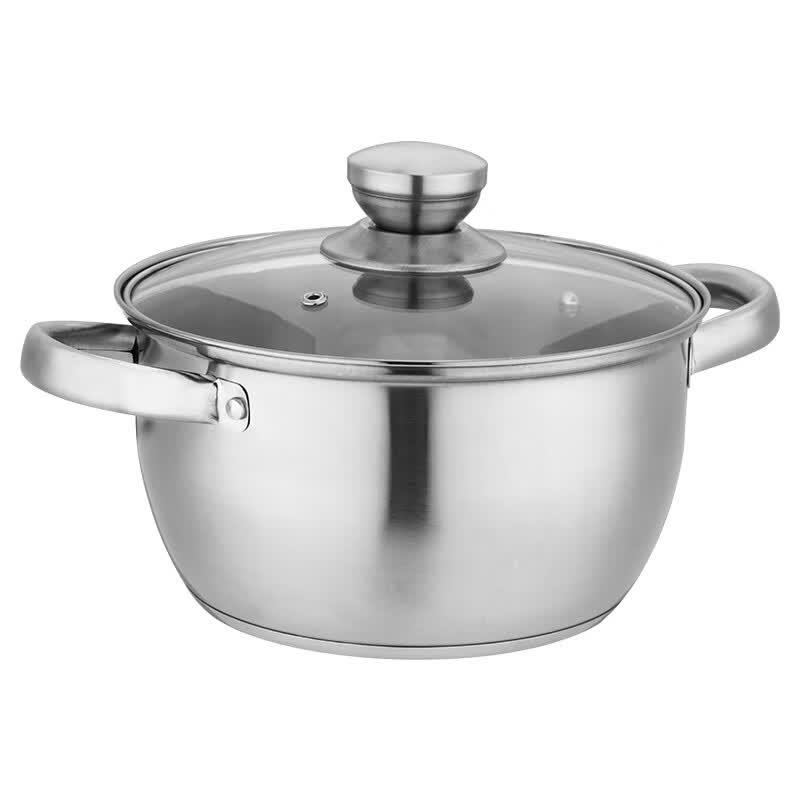 NORTON Stainless Steel Double-Handle Soup Pot
