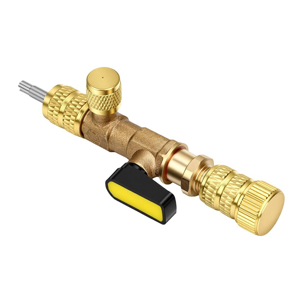 AC Valve Core Removal Tool 1 4in 5 16in SAE Interface Valve Core Remover Installer for Maintenance