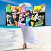 My Hero Academia Print Beach Towel, Large Soft Quick Dry Towel for Beach Camping Swimming