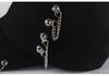 Fashion Hip Hop Cotton Baseball Cap Creative Piercing Ring Caps Punk Adult Casual Solid Adjustable Unisex Hat Snapback Hats