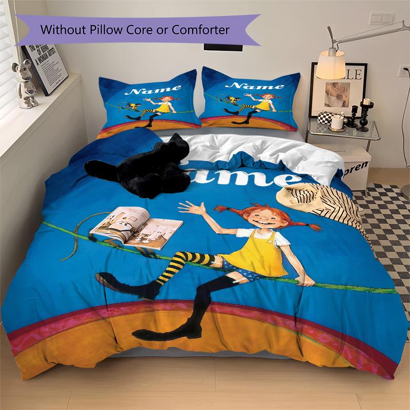 Custom Textile Fantasy World Bedding 3 Piece Set HD Print Duvet Cover Pillowcases for Teens Adult Bedroom Decoration
