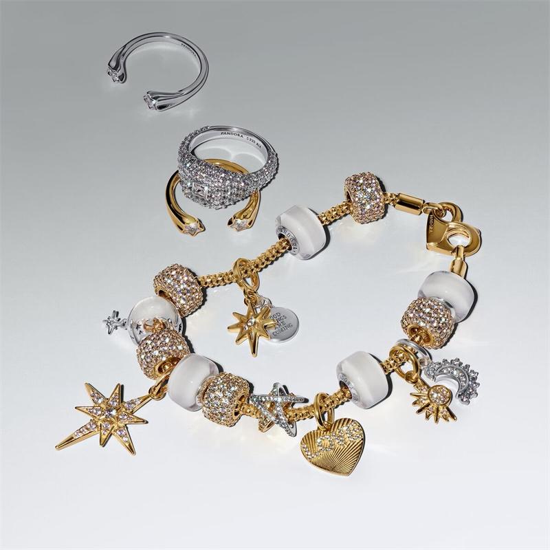 2025 New in 925 Sterling Silver Shooting Stars Open Ring For Women Exquisite Style Fashionable For Parties Wedding Jewelry Gifts