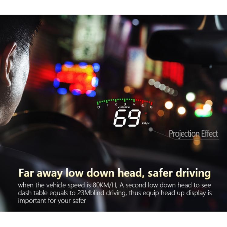A900 OBD2 3.5 inch Car Head Up Display