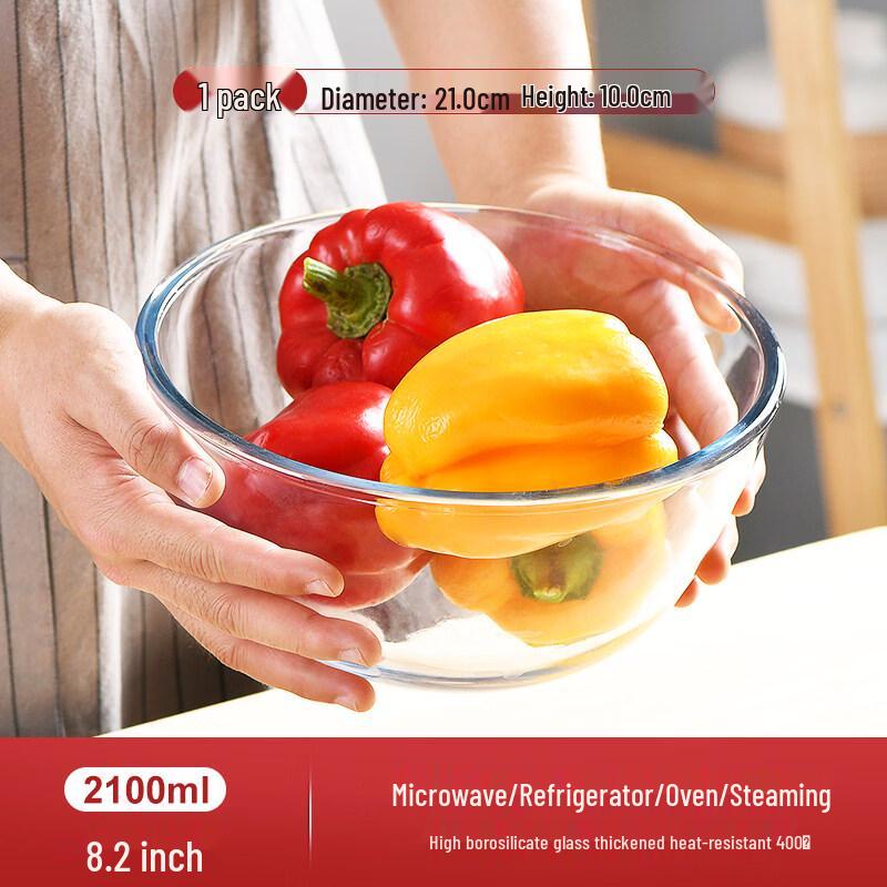 Jingbaodi High-Temperature Glass Mixing & Serving Bowls