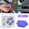 20X 19Mm Silicone Car Wheel Nut Lug Hub Covers Bolt Cap Dust Cover Protector