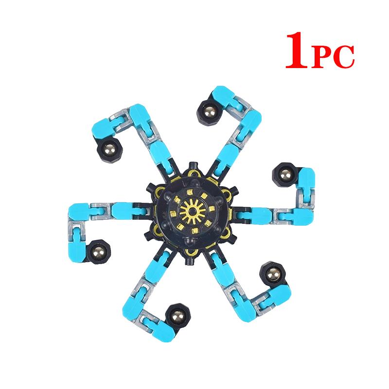 1-24Pcs Deformed Fidget Spinner Chain Toys For Children Hand Spinner Vent Toys Adult Stress Relief Fidget Sensory Toys Gifts