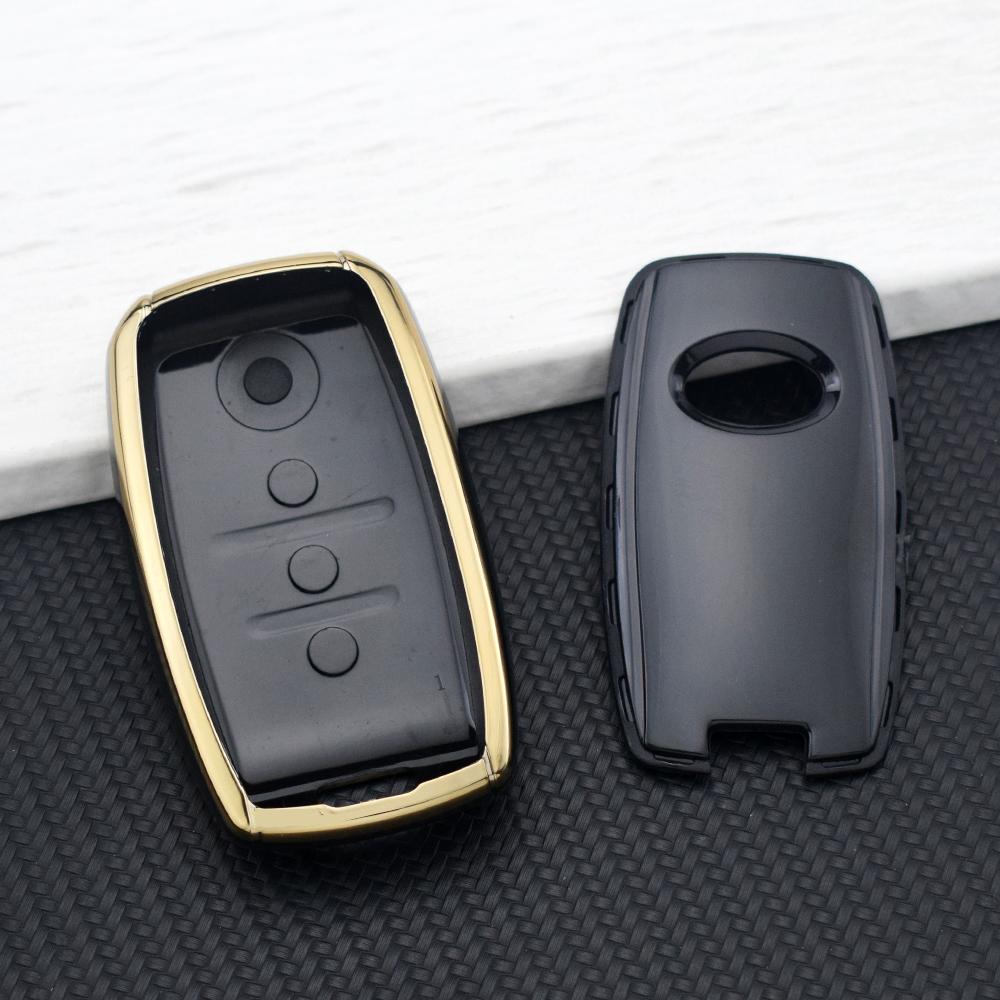 Anti-Scratch Car Key Fob Cover for Kia Sorento Sedona Sportage Grand Carnival K5 KX3 K4 Protective 5 Buttons TPU Key Case Bag