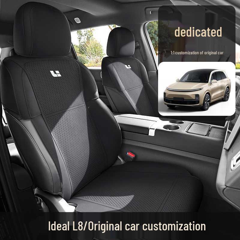 Ideal L8 Car Seat Cushion: Universal, Half-Surround, Suede, Suitable for Four to Six Seats, All-Season Use.