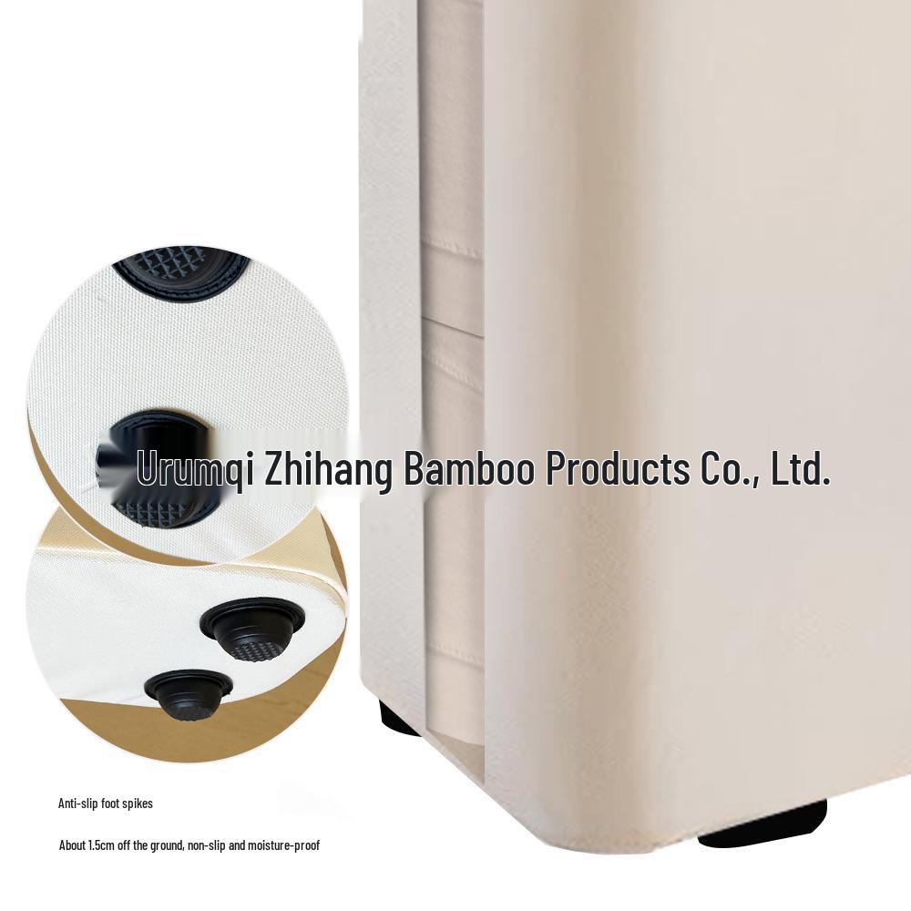 Japanese See-through Toilet Paper Storage Basket with Lid - Dustproof & Non-slip