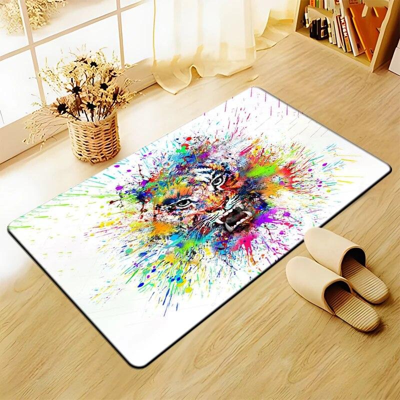 3D Art printing Tiger Printed Carpet for Living Room Large Area Rug Soft Carpet Home Decoration Mats Boho Rugs Dropshipping