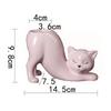 Blumentopf mit Cartoon-Katze, niedlicher Katzenschwanz, Sukkulenten-Pflanztopf, Porzellan, Blumenvase, Blumentopf, Heimdekoration, Zubehör