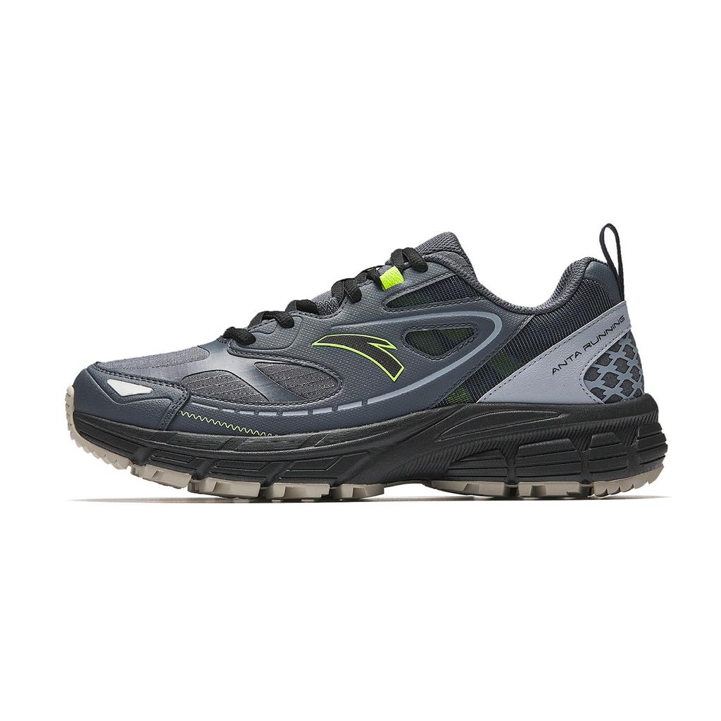 Anta AT2007 Mountain Series Retro Casual Trendy Wear Resistant Rebound Cushioning Low Top Running Shoes Men sneaker Black Gray 912545595-2