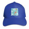 Waterlily Koi In Turquoise Baseball Cap Unisex Hat Sunhat Designer Hat Ball Cap Trucker Hats For Unisex Womens
