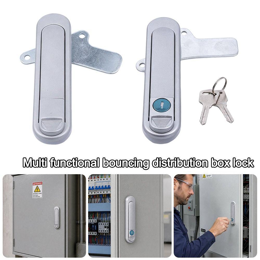 Aluminum Alloy Cabinet Door Lock Multi-purpose Electrical Panel Door Latch Hardware Lock