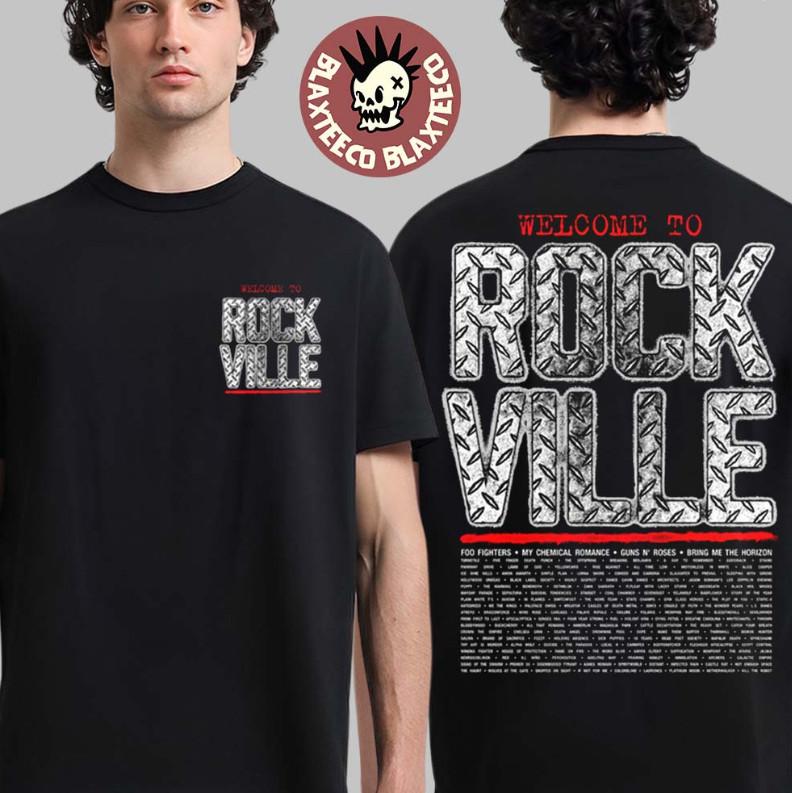 Welcome To Rockville 2026 Festival Merch From May 7 To 10 Diamond Plate T-Shirt M