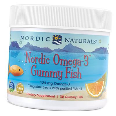 Fish Oil for Children, Omega-3 Gummy Fish, 30 Tab Mandarin (67352037)